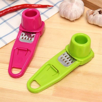 New Design Christmas Gift Professional Kitchen Items Vegetable Tools Stainless Steel Garlic Press